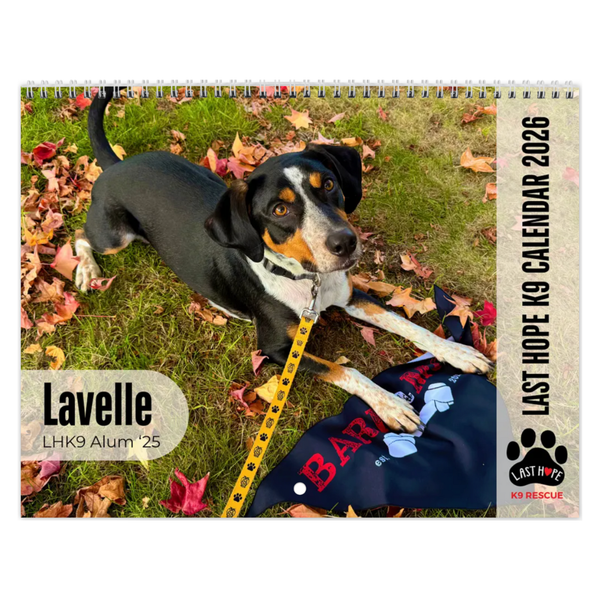 2026 LHK9 Calendar - LIMITED QUANTITY AVAILABLE