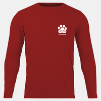 Classic Long Sleeve T-Shirt in Red & Teal