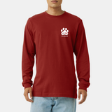 Classic Long Sleeve T-Shirt in Red & Teal