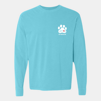 Classic Long Sleeve T-Shirt in Red & Teal