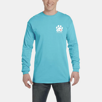 Classic Long Sleeve T-Shirt in Red & Teal