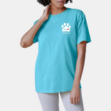 Classic Short Sleeve T Shirt in Red & Teal