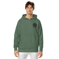 Embroidered Logo Unisex pigment-dyed Hoodie