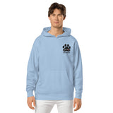 Embroidered Logo Unisex pigment-dyed Hoodie